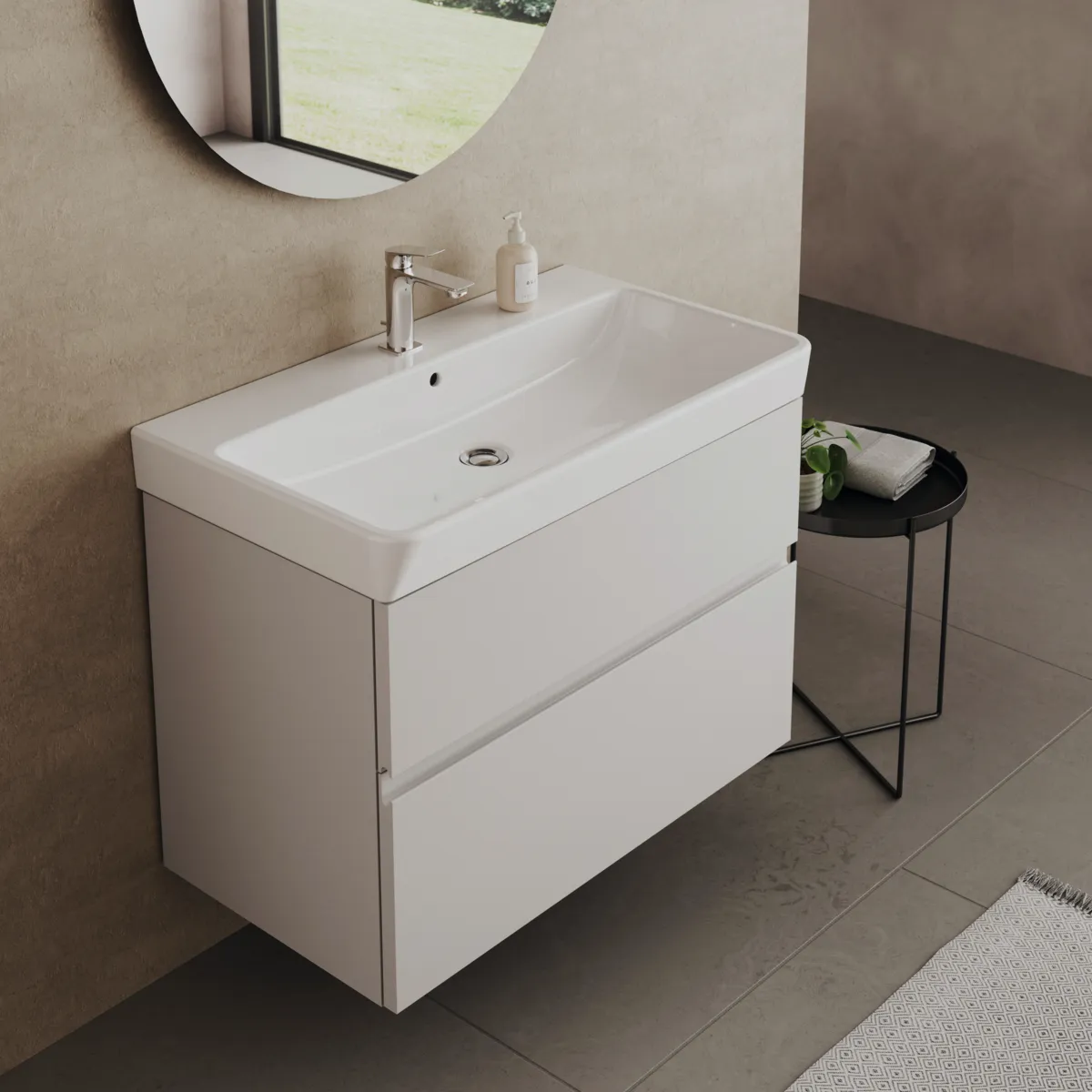 Ideal Standard Waschbecken „i.lifeB“, Hahnlochposition mittig in Weiß