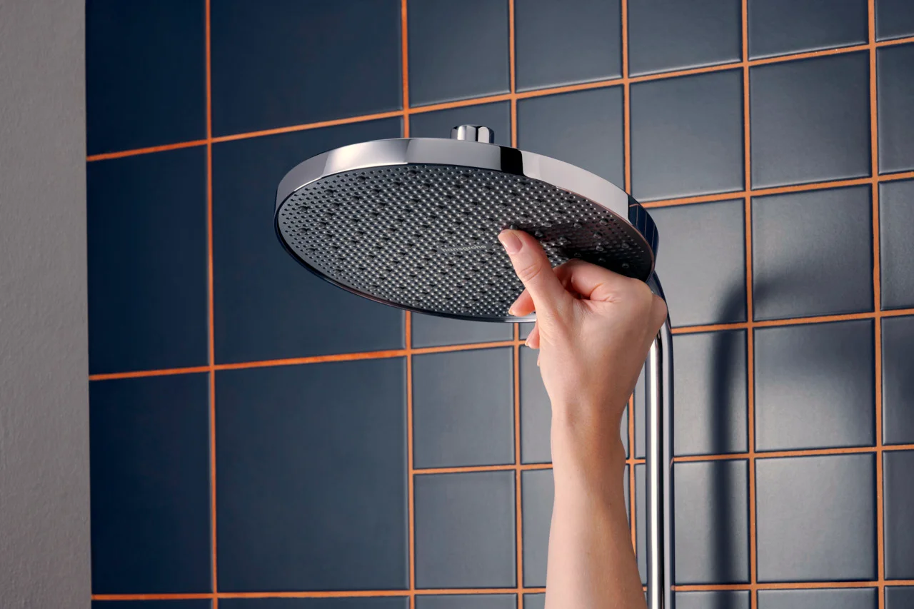 Hansgrohe Activera S Showerpipe 240 1jet EcoSmart mit Ecostat Fine Varia, Chrom
