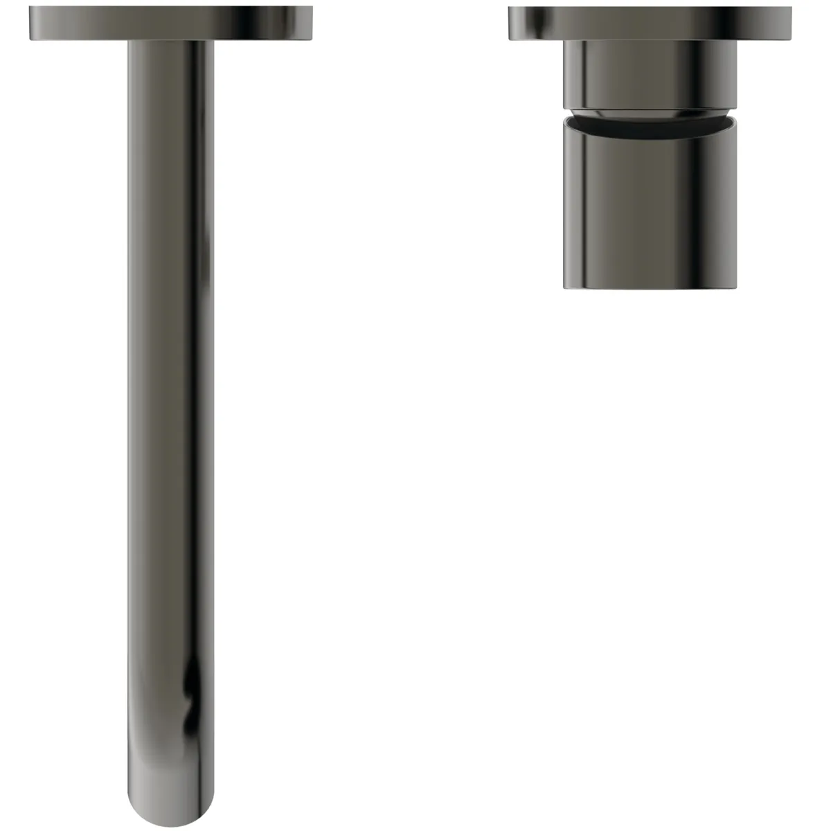 Ideal Standard Joy Armaturen Wand-Waschtischarmatur JOY, BS2, runde Rosette, Ausladung 180mm, Magnetic Grey Ideal Standard Joy Armaturen Wand-Waschtischarmatur JOY, BS2, runde Rosette, Ausladung 180mm, Magnetic Grey