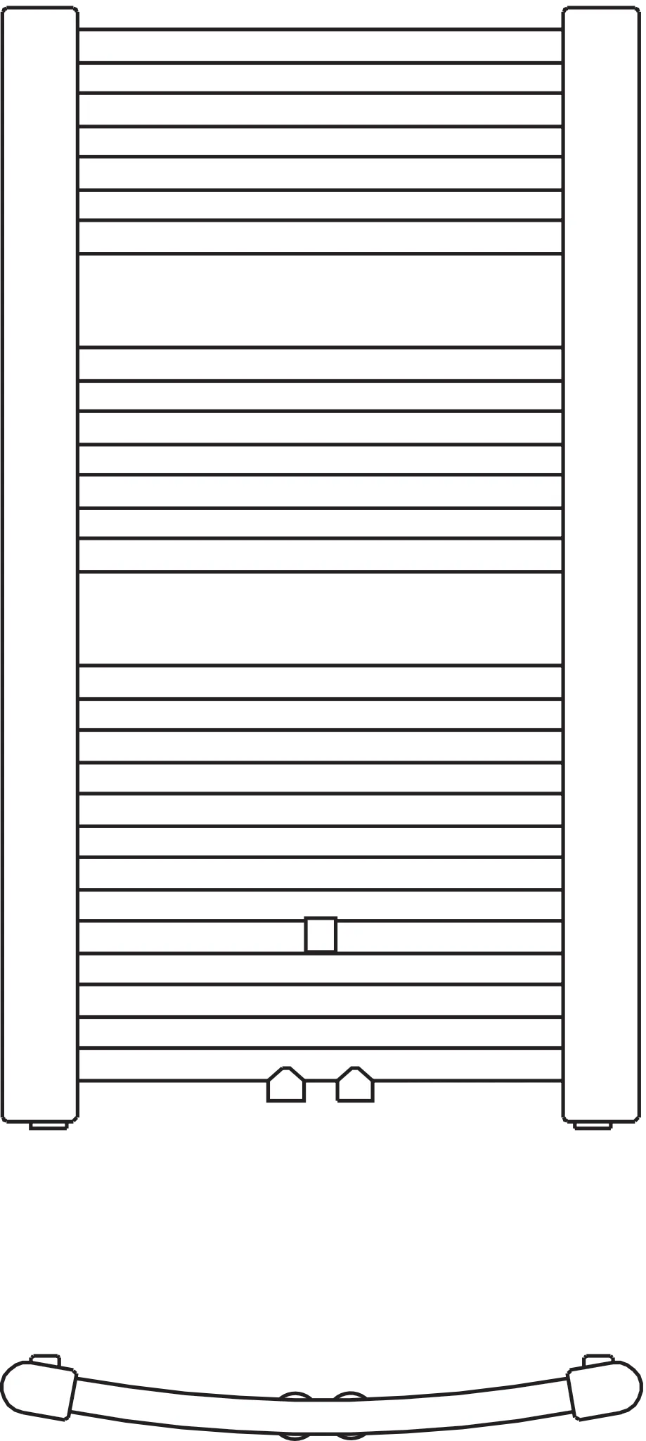 Kermi Heizkörper „Basic®-50 R“ 45 × 80,4 cm in Weiß Kermi Heizkörper „Basic®-50 R“ 45 × 80,4 cm in Weiß