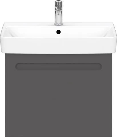 Duravit Waschtischunterschrank wandhängend „No.1“ 59 × 47,8 × 42,6 cm in Graphit Matt Duravit Waschtischunterschrank wandhängend „No.1“ 59 × 47,8 × 42,6 cm in Graphit Matt