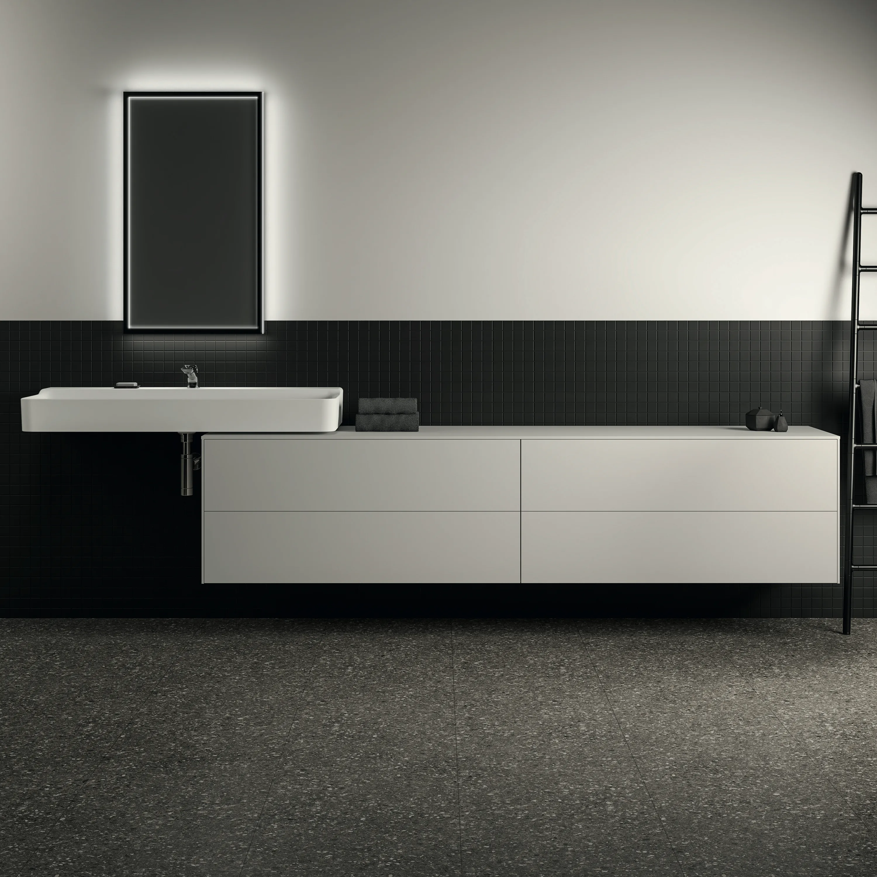 Ideal Standard Waschtischunterschrank Conca, 4 Auszüge, Weiß Ideal Standard Waschtischunterschrank Conca, 4 Auszüge, Weiß