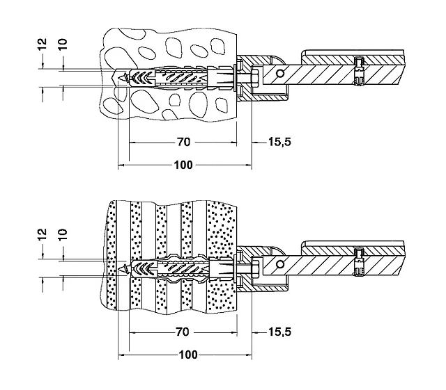 KEUCO Plan Care Befestigungs-Set 3 KEUCO Plan Care Befestigungs-Set 3