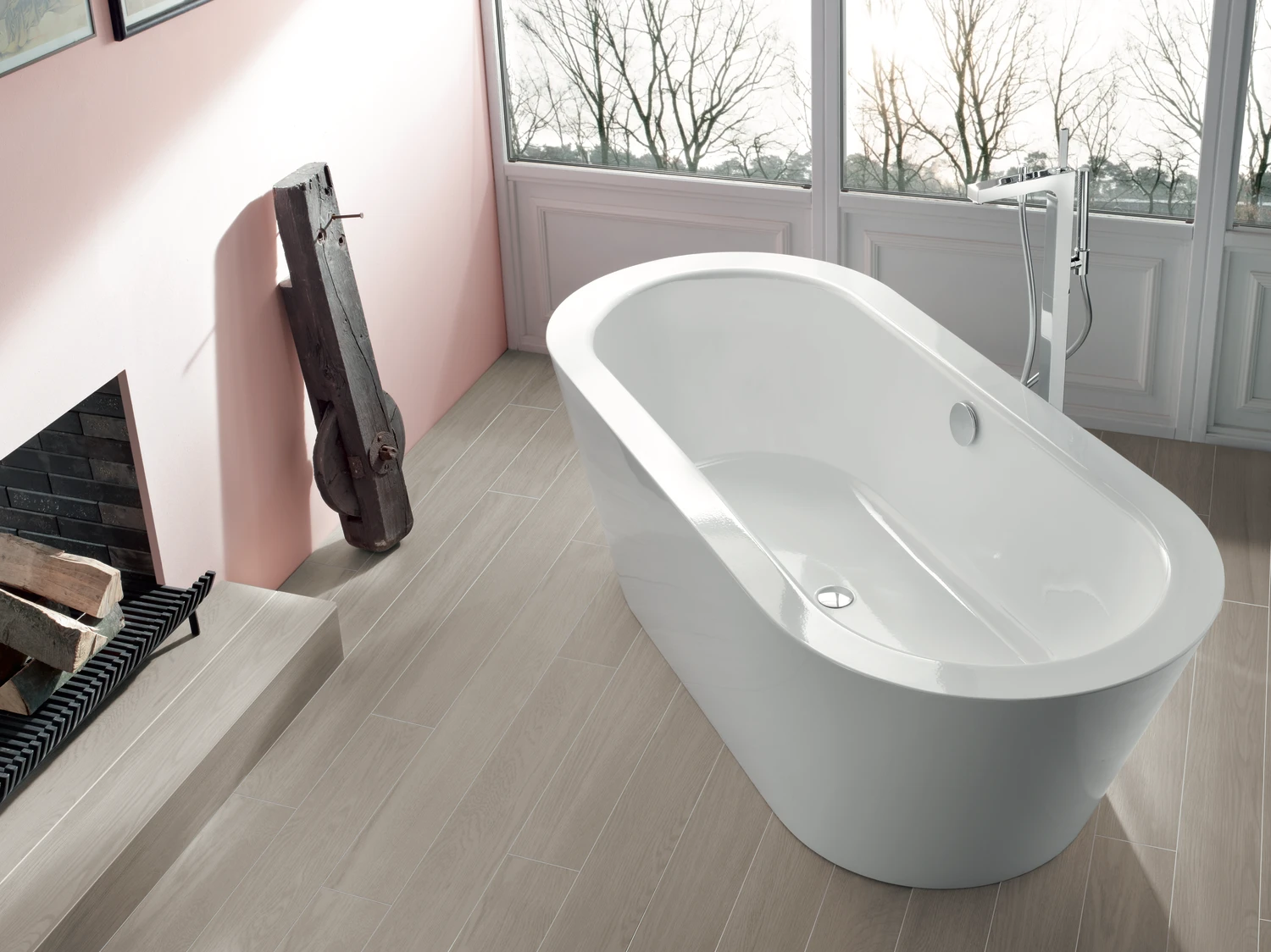 Bette Badewanne „BetteStarlet Oval Silhouette“ freistehend oval 150 × 80 cm in Weiß, /