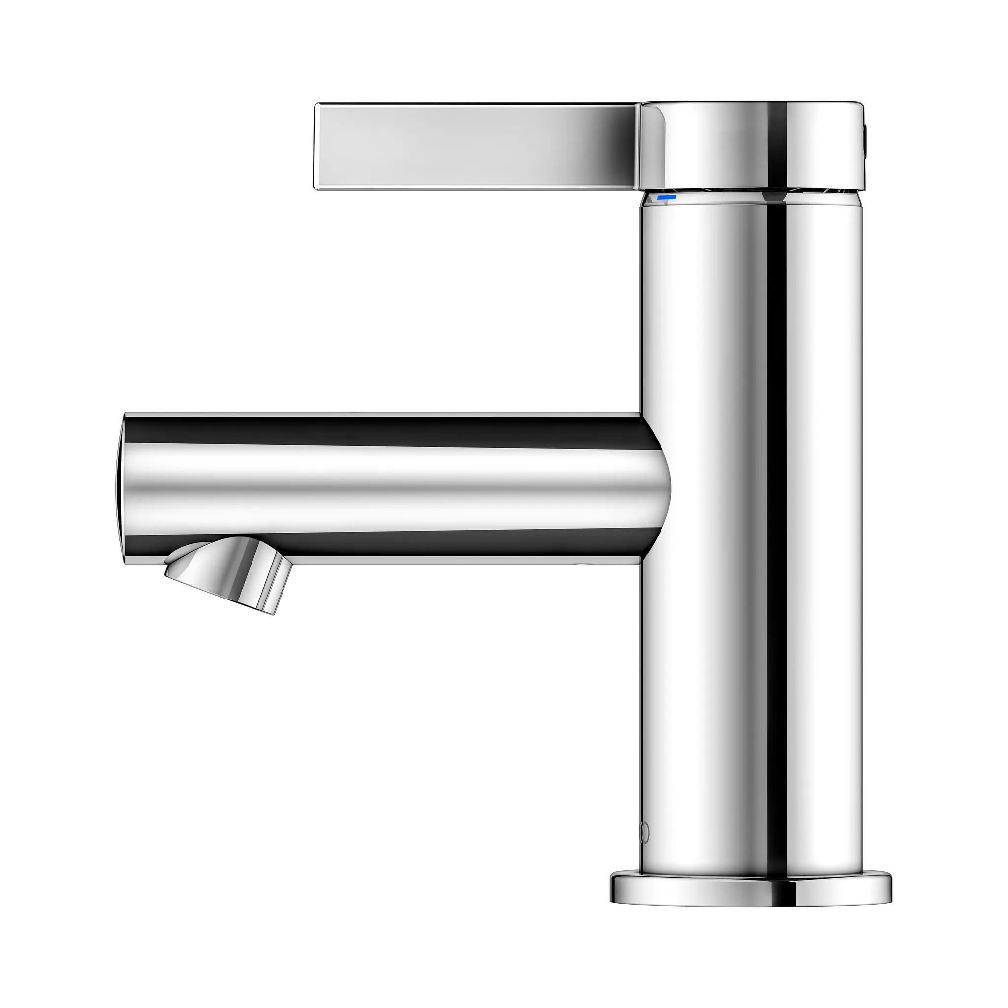 IXMO 59504011100 Einhebel-Waschtischmischer 60 ohne Zugstangen-Ablaufgarnitur IXMO Pure, Rosette rund/eckig verchromt