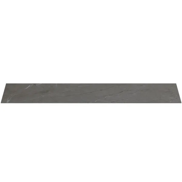 Waschtischplatte Conca, aus Keramik, 1587x505x6mm, Marmor Noir Desir