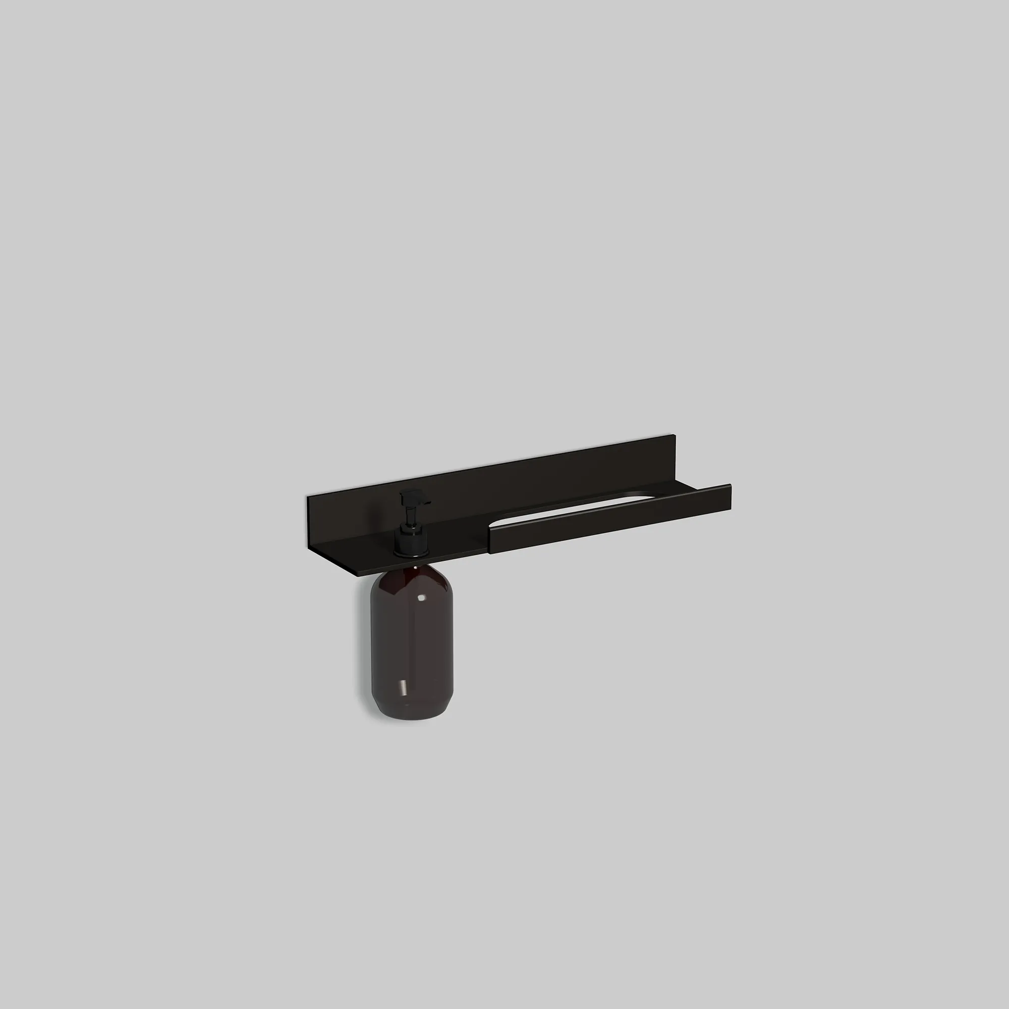 Alape Ablage 400.HT.R 8270321 Mattschwarz pb Alape Ablage 400.HT.R 8270321 Mattschwarz pb