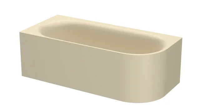 Bette BetteLux Oval IV Silhouette Badewanne, Eck, Sonderform, 1750x800x450 mm, Cream, glasierter Titan-Stahl, 2-Sitzer, Schürzen-Badewanne