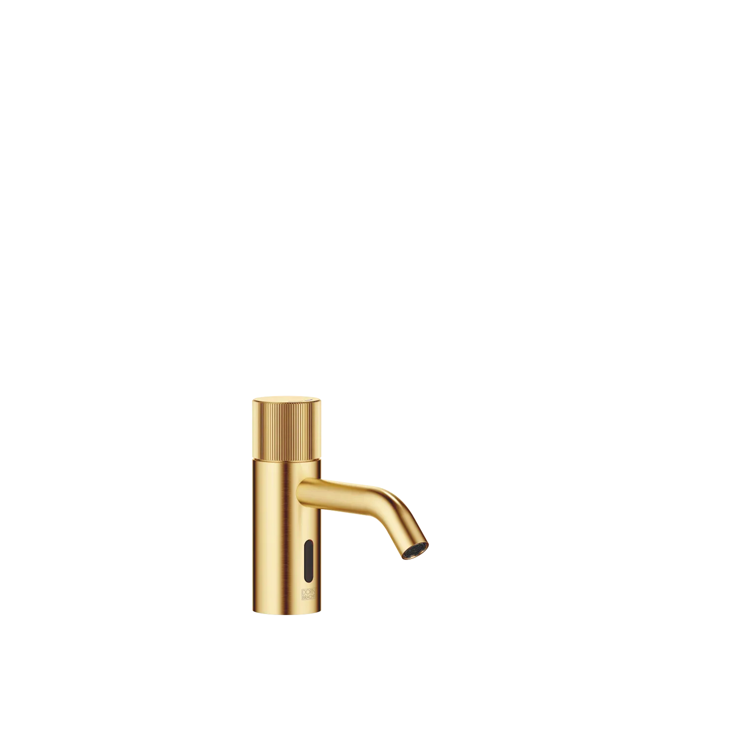 Dornbracht META Touchfree Waschtischarmatur Gold gebürstet PVD, Ausladung 125 mm, Armaturenhöhe 140 mm, Bohrungsdurchmesser 35 mm