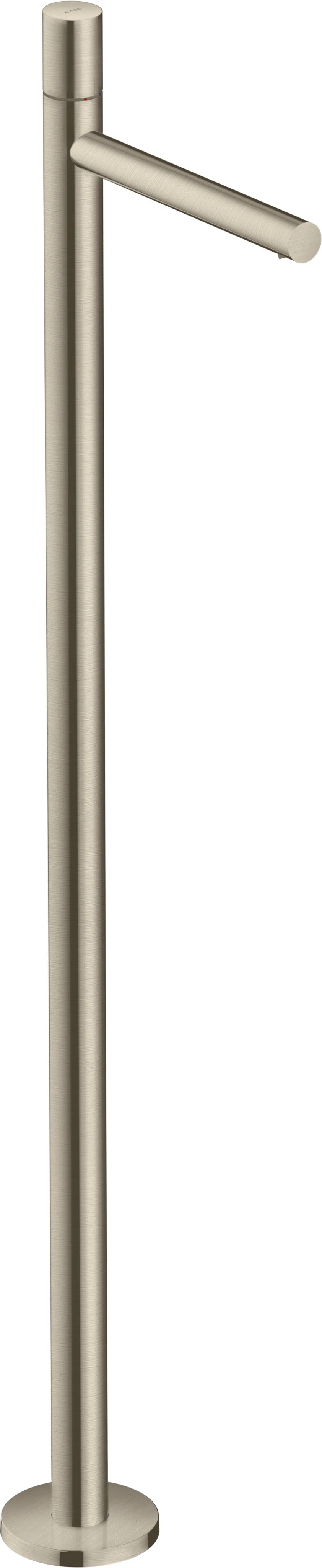 Hansgrohe AXOR Uno Einhebel-Waschtischmischer bodenstehend, Brushed Nickel, Ausladung 260 mm, Zylindergriff, Laminarstrahl, max. Durchflussmenge 5 l/min, Keramikmischsystem, einstellbare Temperaturbegrenzung, für Durchlauferhitzer geeignet, Anschluss DN1 Hansgrohe AXOR Uno Einhebel-Waschtischmischer bodenstehend, Brushed Nickel, Ausladung 260 mm, Zylindergriff, Laminarstrahl, max. Durchflussmenge 5 l/min, Keramikmischsystem, einstellbare Temperaturbegrenzung, für Durchlauferhitzer geeignet, Anschluss DN1