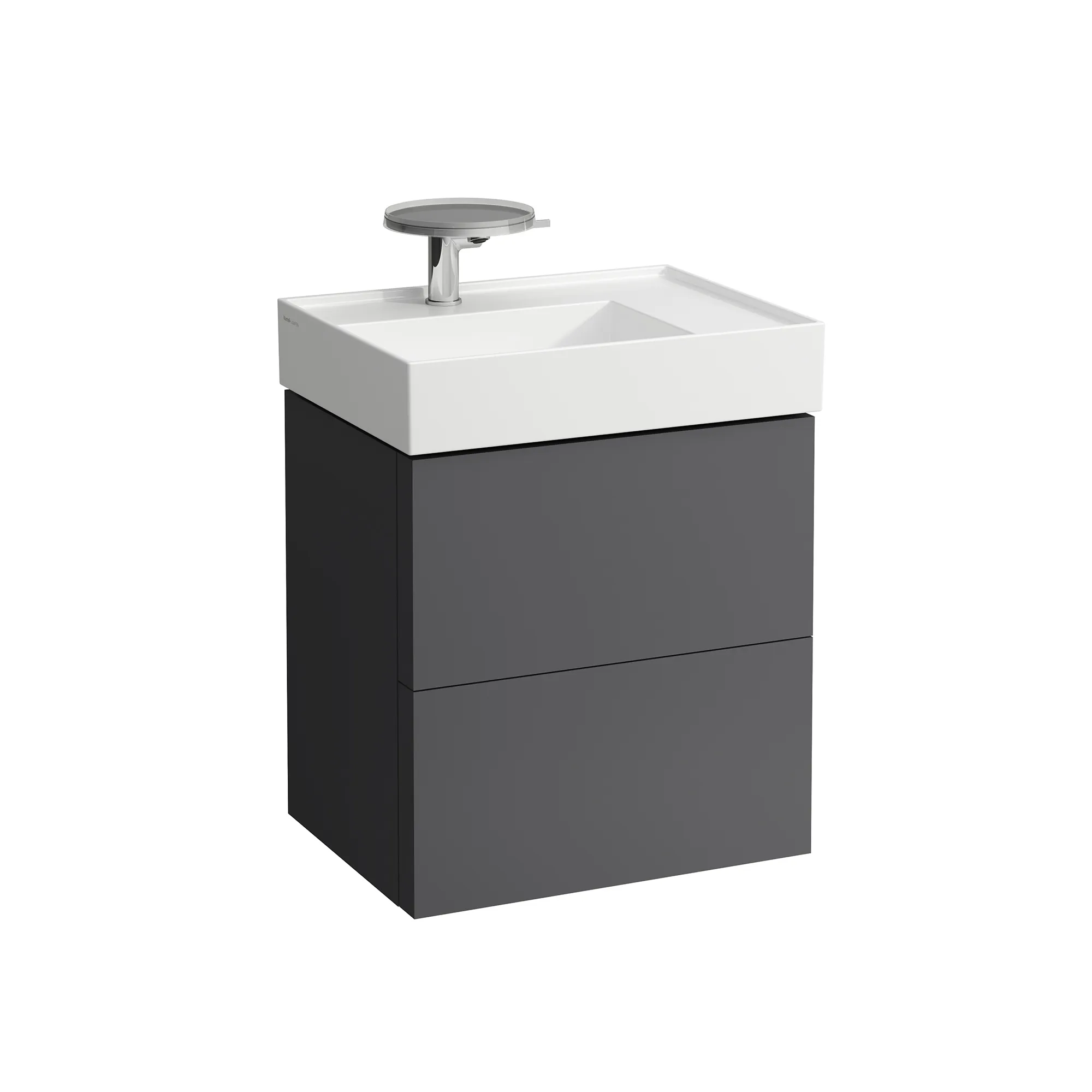 Laufen Waschtischunterbau „Kartell“ 450 × 600 × 580 mm Schiefergrau Laufen Waschtischunterbau „Kartell“ 450 × 600 × 580 mm Schiefergrau