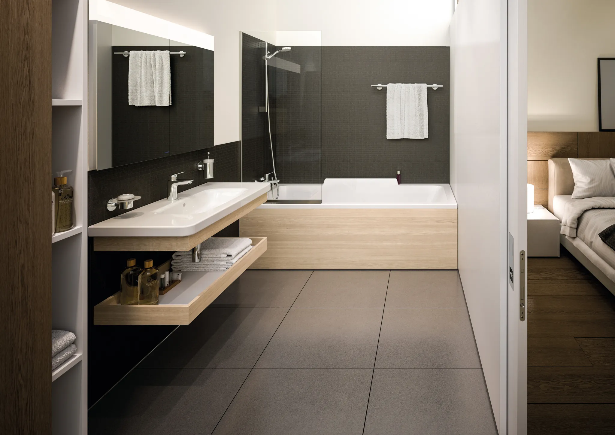 Hansgrohe Logis Einhebel-Waschtischmischer 100 mit Zugstangen-Ablaufgarnitur, Chrom Hansgrohe Logis Einhebel-Waschtischmischer 100 mit Zugstangen-Ablaufgarnitur, Chrom