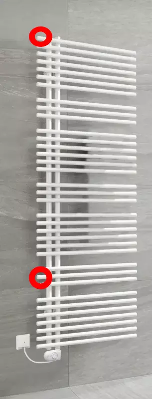 BEMM Design-Elektroheizkörper „Asymo EK-M“ mit Raumregelung 50 × 134,7 cm Weiß BY1134050SWE07Y B-Ware Sonderangebot