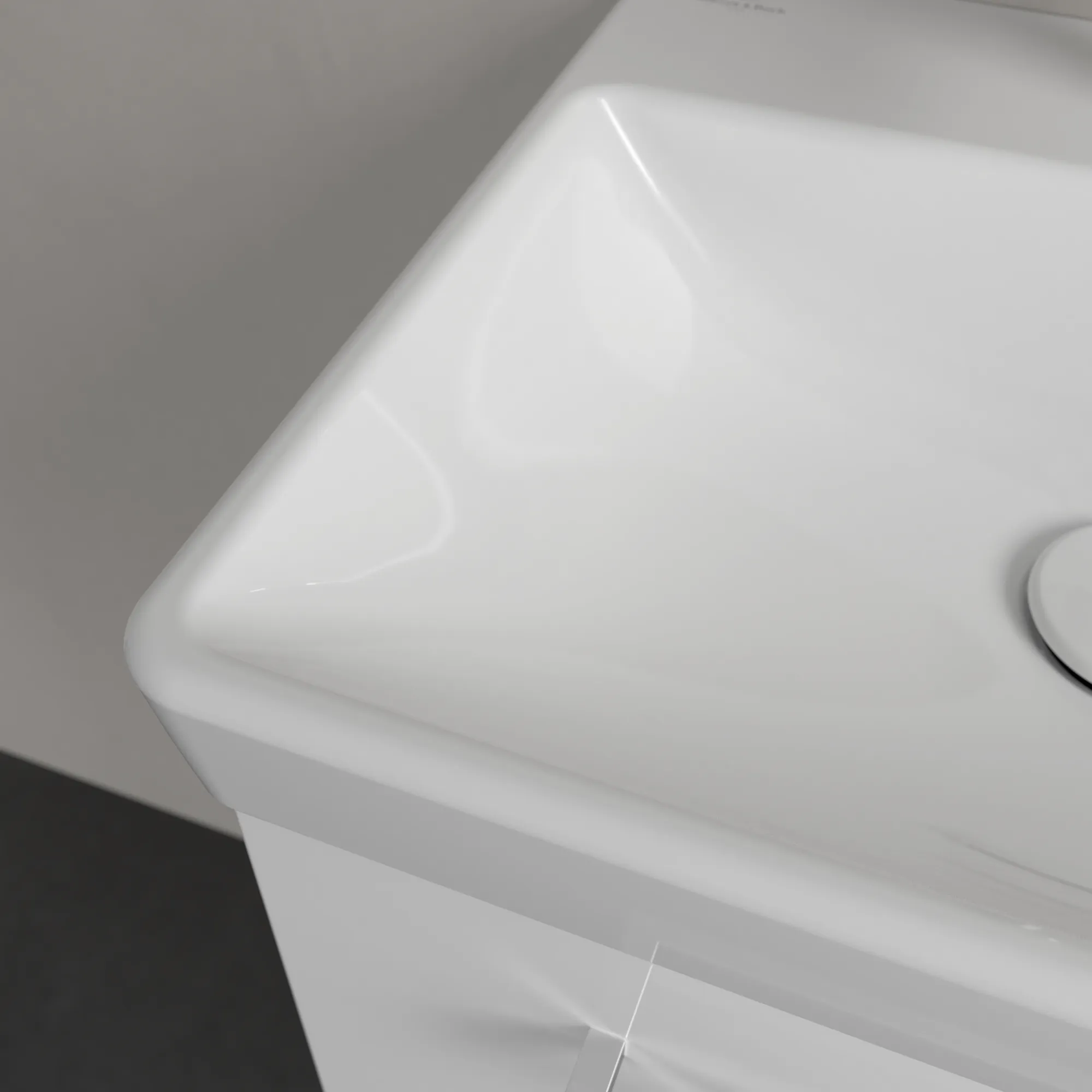 Villeroy & Boch Handwaschbecken „Avento“ 450 × 370 × 150 mm, für Becken mittig, mit Hahnlochbohrung, Hahnlochposition mittig in Weiß Alpin Villeroy & Boch Handwaschbecken „Avento“ 450 × 370 × 150 mm, für Becken mittig, mit Hahnlochbohrung, Hahnlochposition mittig in Weiß Alpin