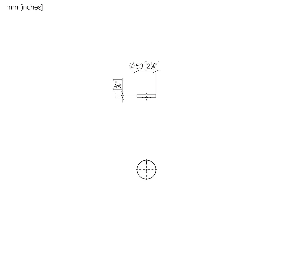 Griffeinsatz blau CYO Chrom 11181811 Griffeinsatz blau CYO Chrom 11181811