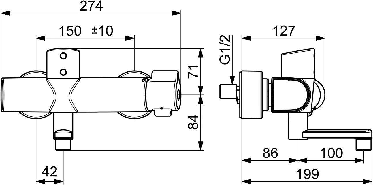 WT-Batt. HansaCLINICA 0886 6 V, Bluetooth Ausld. 100 mm chr