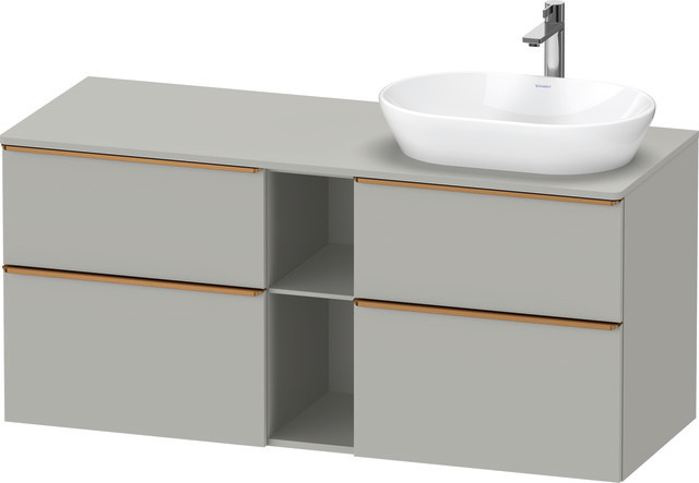 Duravit Waschtischunterschrank wandhängend „D-Neo“ 140 × 66,4 × 55 cm