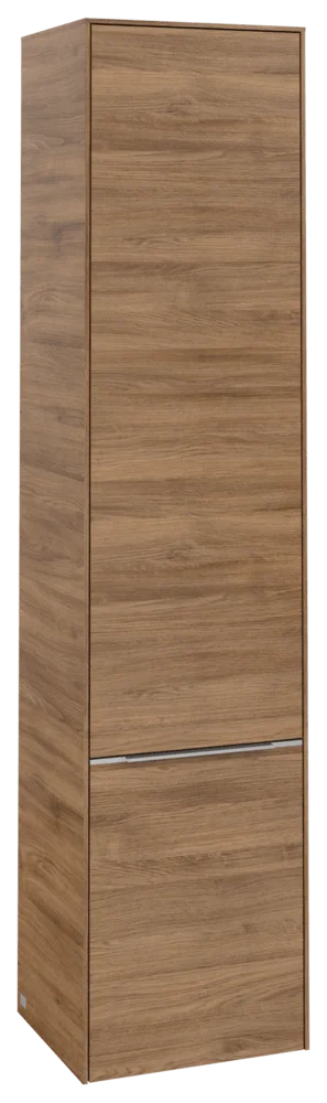 Villeroy & Boch Hochschrank Subway 3.0 C58700, Kansas Oak, 400x1710x346 mm, 2 Türen, SoftClosing, Wandmontage