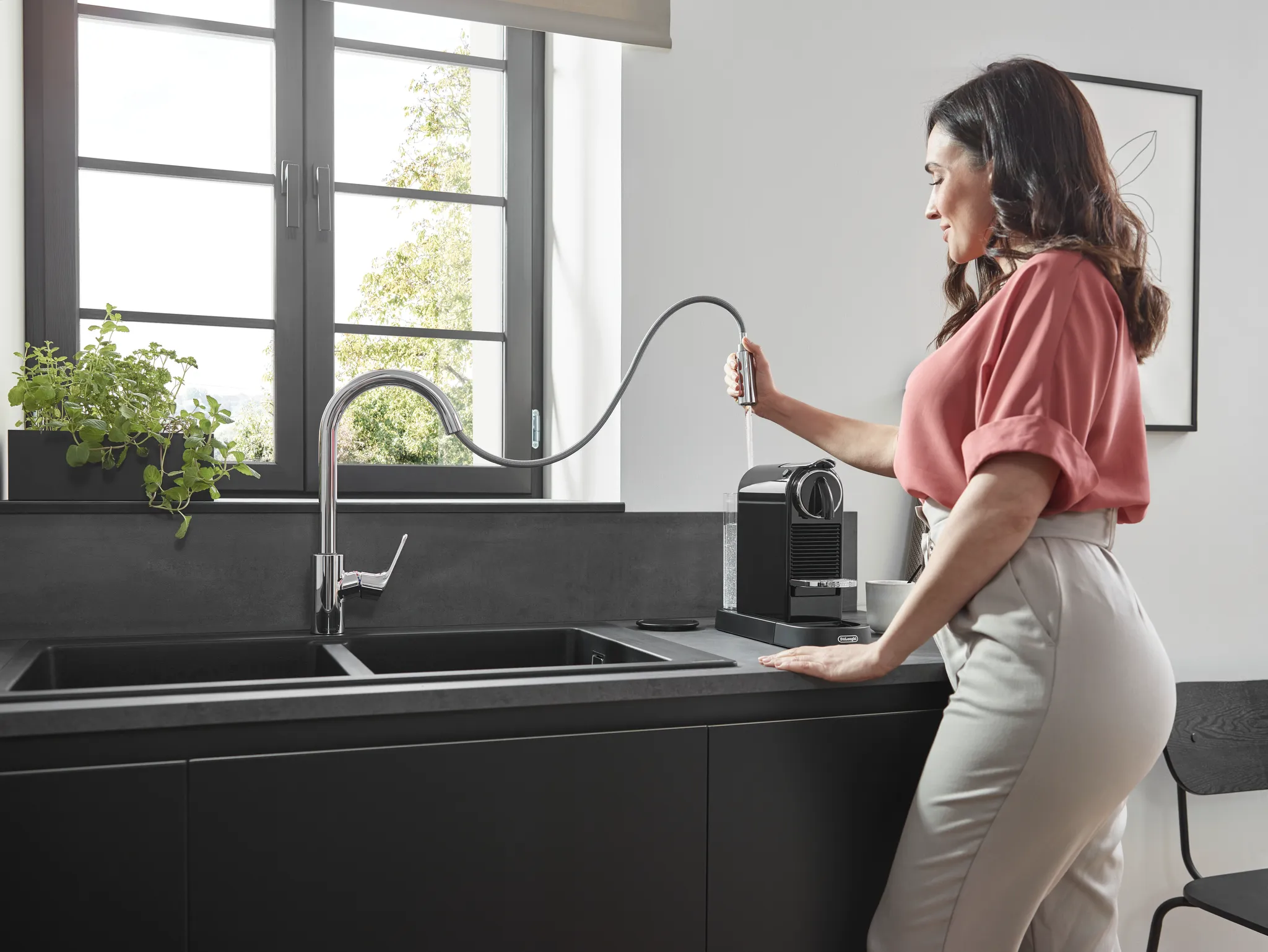 Hansgrohe Focus M41 Einhebel-Küchenmischer 240, Ausziehbrause 2jet Chrom Hansgrohe Focus M41 Einhebel-Küchenmischer 240, Ausziehbrause 2jet Chrom
