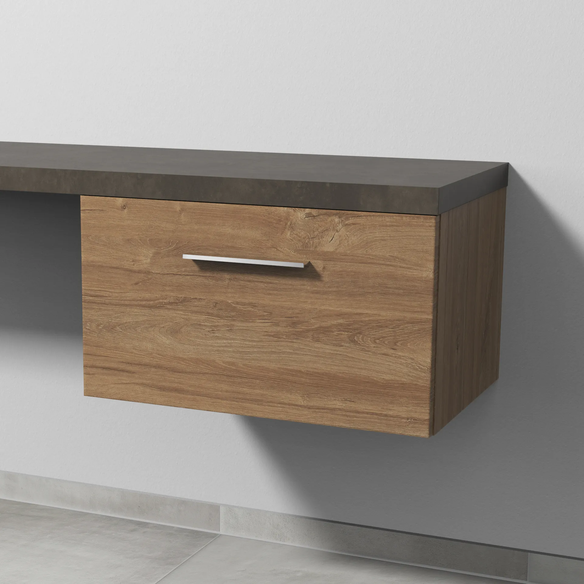 Sanipa Anbauschrank „2morrow“ 600 × 340 × 420 mm in Eiche Kansas