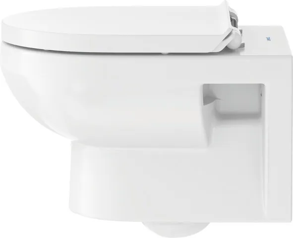 Duravit Wand-Tiefspül-WC inkl. WC-Sitz „No.1“ 37,3 × 54 × 39,3 cm, Befestigung sichtbar