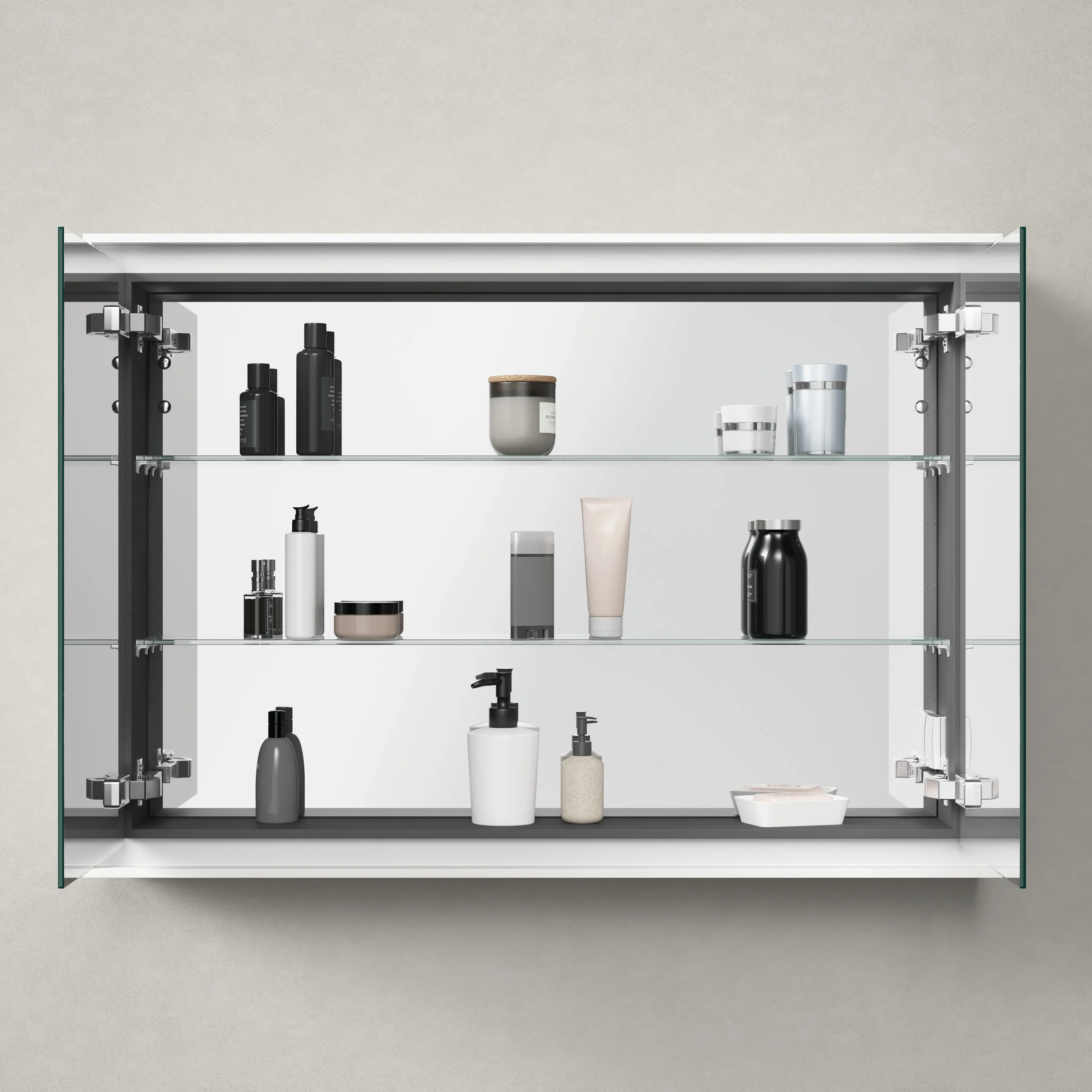 Duravit Spiegelschrank Version: Sensor „L-Cube“ 100 × 70 × 15,5 cm Duravit Spiegelschrank Version: Sensor „L-Cube“ 100 × 70 × 15,5 cm