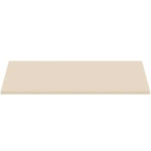 Waschtischplatte i.life B ohne Ausschnitt 802x506x18mm Weiß matt