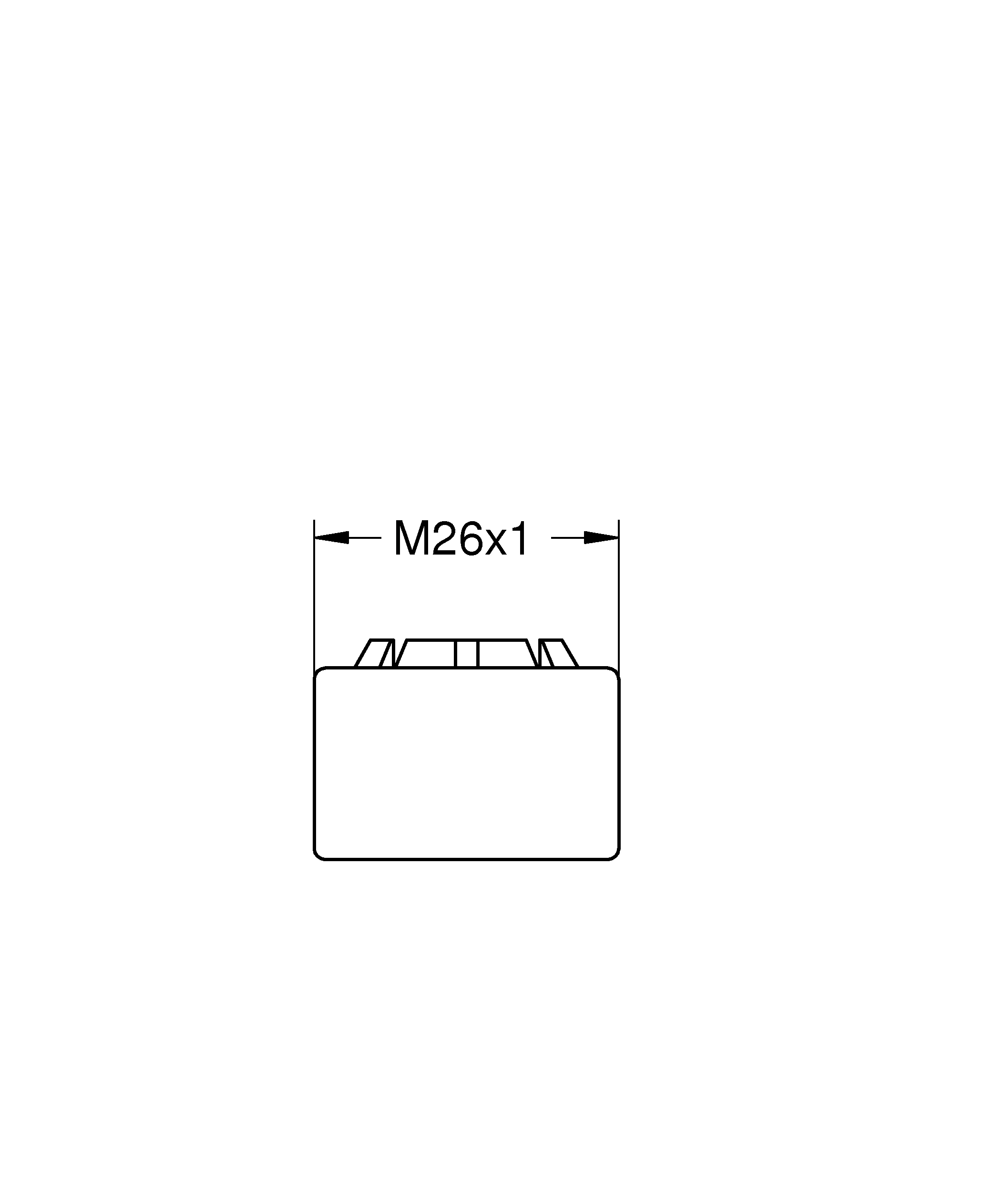 Mousseur 48075, Innengewinde, M 22 × 1, ohne Durchflussbegrenzung, chrom