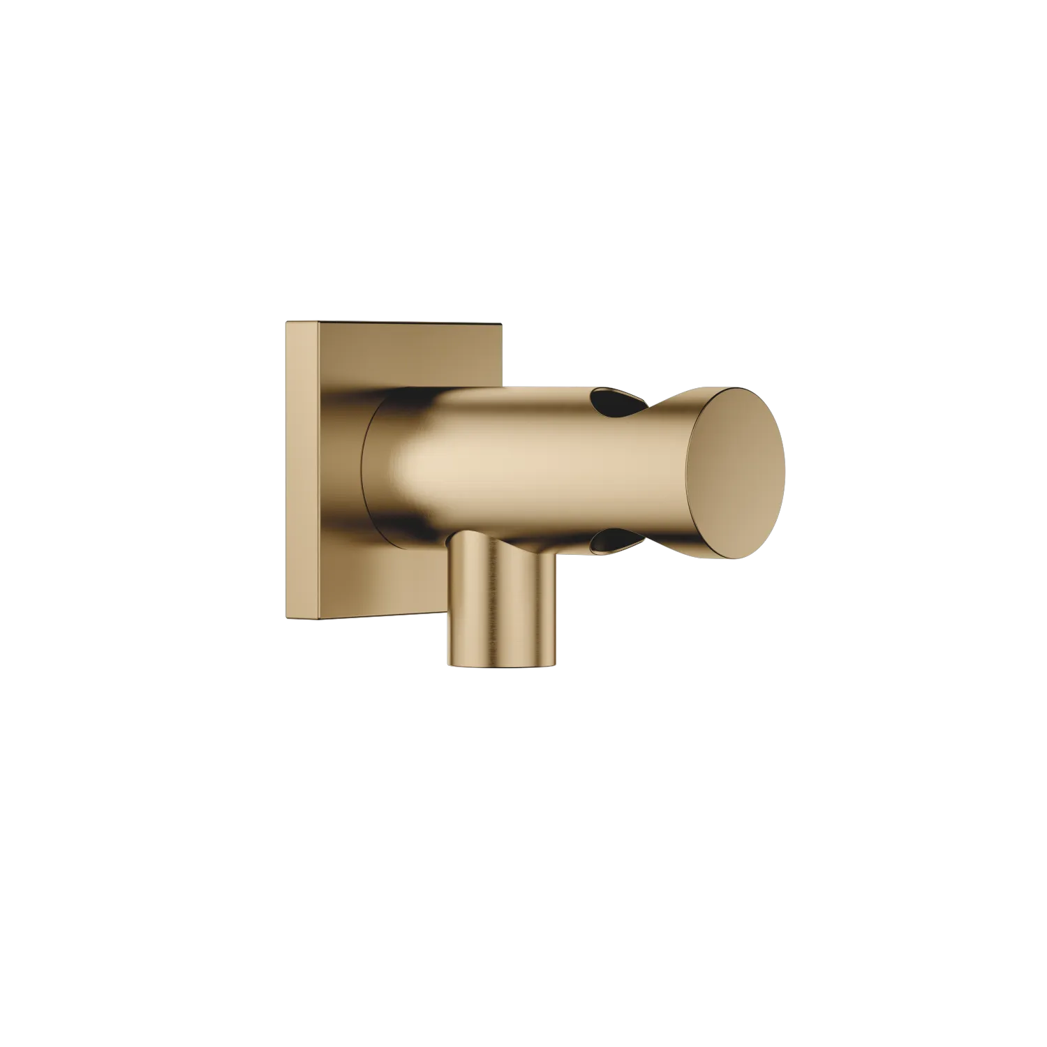 Dornbracht Wandanschlussbogen mit integriertem Brausehalter Dark Brass gebürstet Dornbracht Wandanschlussbogen mit integriertem Brausehalter Dark Brass gebürstet