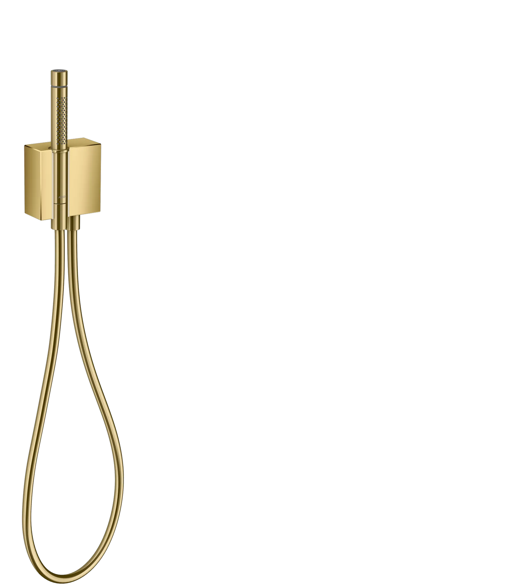 Hansgrohe AXOR Edge Portereinheit mit Stabhandbrause - Diamantschliff, Polished Gold Optic Hansgrohe AXOR Edge Portereinheit mit Stabhandbrause - Diamantschliff, Polished Gold Optic