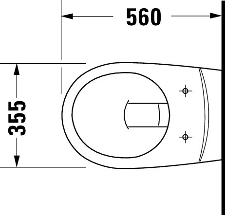 Wand-WC D-Code basic 560 mm Tiefspüler, weiß