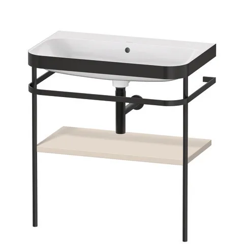 Duravit Waschtischunterschrank mit Metallkonsole „Happy D.2 Plus“ 77,5 × 85 × 49 cm Duravit Waschtischunterschrank mit Metallkonsole „Happy D.2 Plus“ 77,5 × 85 × 49 cm