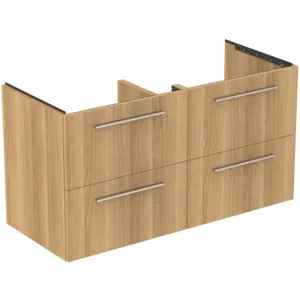 Ideal Standard Waschtischunterschrank „i.lifeB“ 120 × 63 × 50,5 cm Eiche Natur