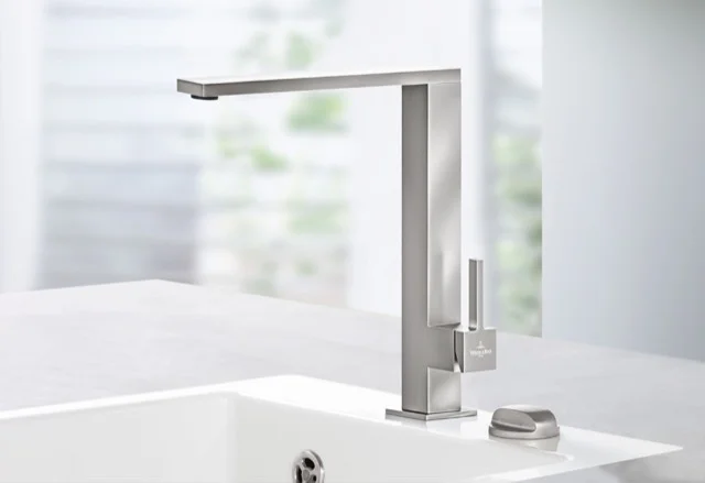 Villeroy & Boch Finera Square Küchenarmatur, 50 x 248 mm, Edelstahl