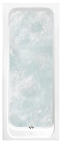 Villeroy & Boch Whirlwanne „Architectura“ mit Whirlsystem „Combipool Entry“ rechteck 160 × 70 cm, Fußablauf