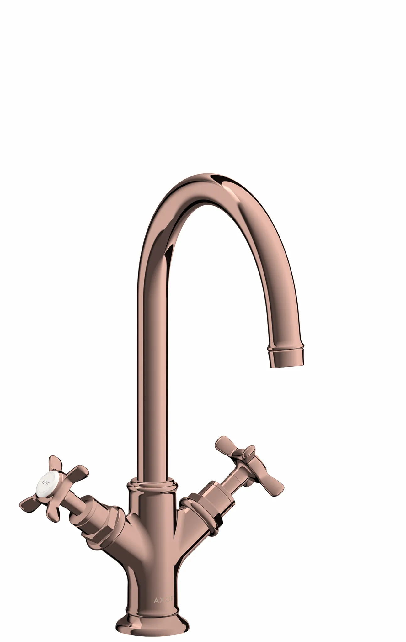 Hansgrohe AXOR Montreux 2-Griff Waschtischarmatur Polished Red Gold Hansgrohe AXOR Montreux 2-Griff Waschtischarmatur Polished Red Gold