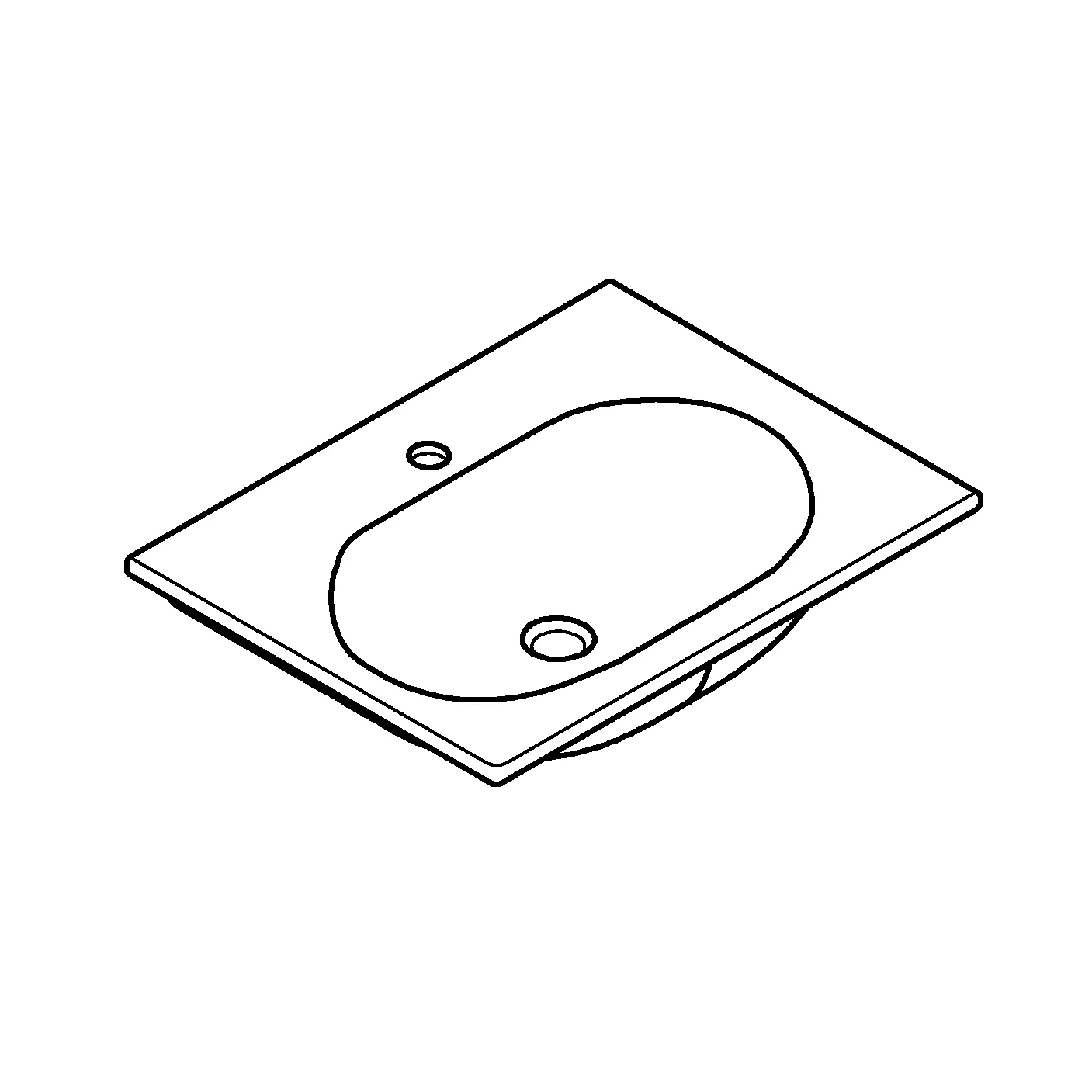 Möbelwaschtisch Essence 39568_H, 60 cm, wandhängend, 600 x 460 mm, aus Sanitärkeramik, PureGuard Hygieneoberfläche, alpinweiß Möbelwaschtisch Essence 39568_H, 60 cm, wandhängend, 600 x 460 mm, aus Sanitärkeramik, PureGuard Hygieneoberfläche, alpinweiß