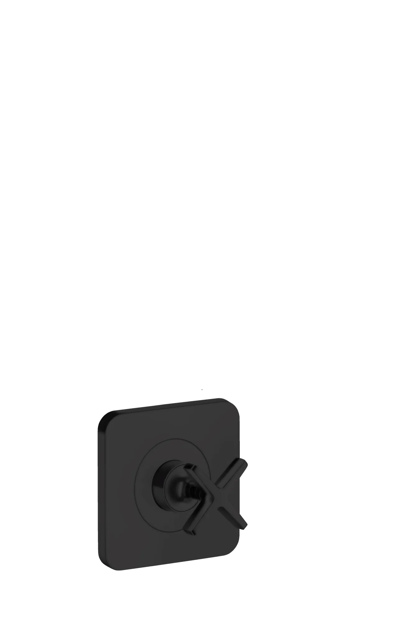 Hansgrohe AXOR Citterio E Absperrventil Unterputz, mattschwarz, 120/120 mm Hansgrohe AXOR Citterio E Absperrventil Unterputz, mattschwarz, 120/120 mm