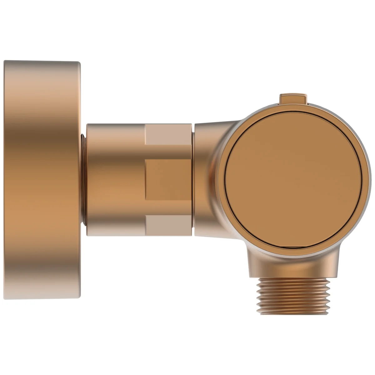 Ideal Standard Ceratherm Alu+ Brausethermostat, Bronze, Aufputz, Wandmontage