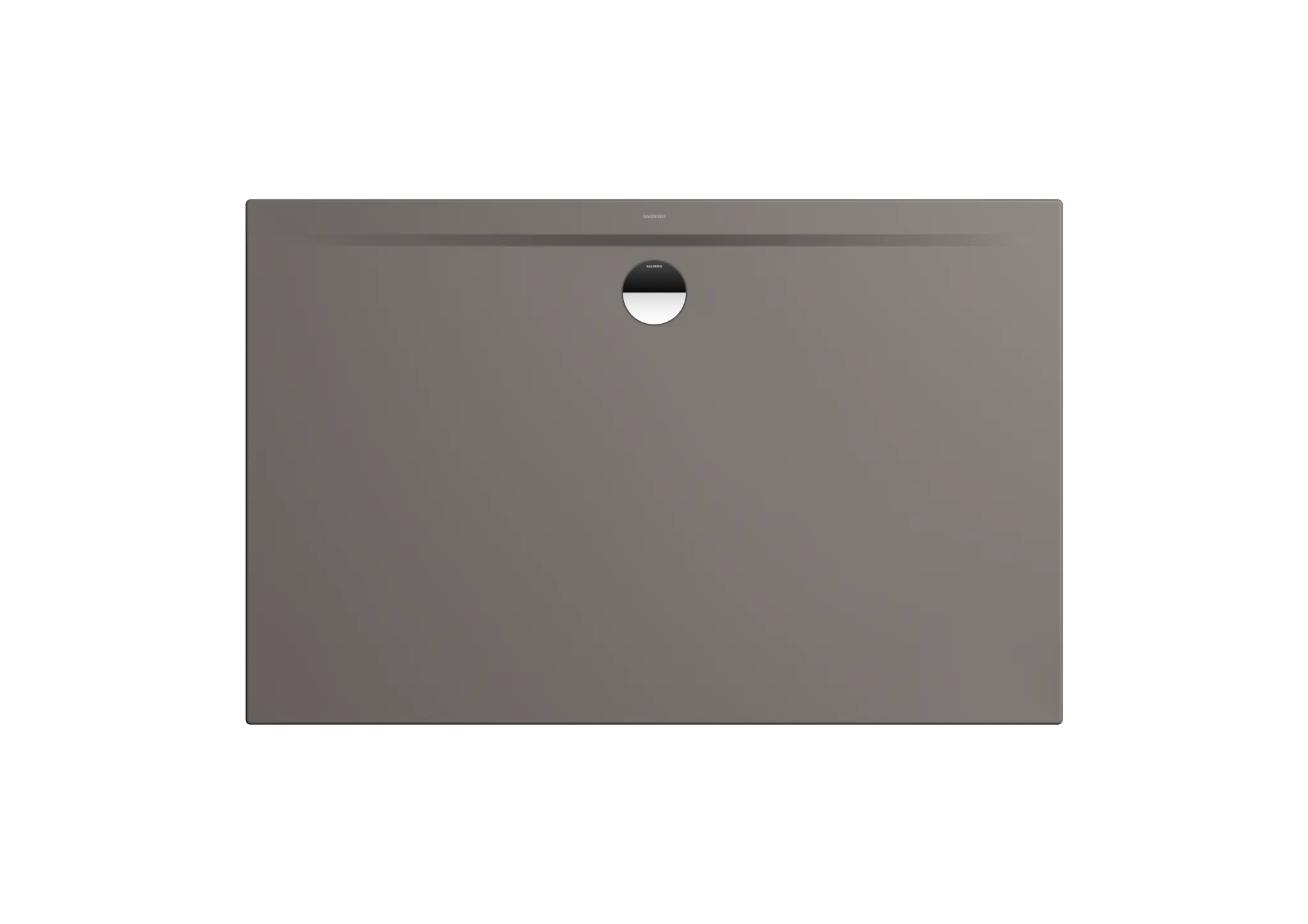 Kaldewei rechteck Duschwanne „Superplan Zero“ 100 × 120 cm mit Perl-Effekt, in warm grey 70
