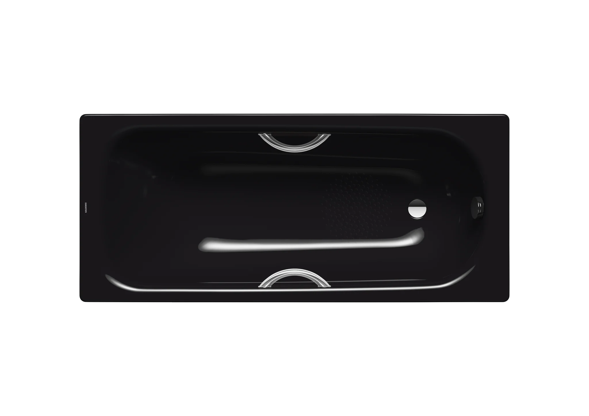 Kaldewei SANIFORM PLUS STAR Badewanne, 1700x750 mm, schwarz, Antislip