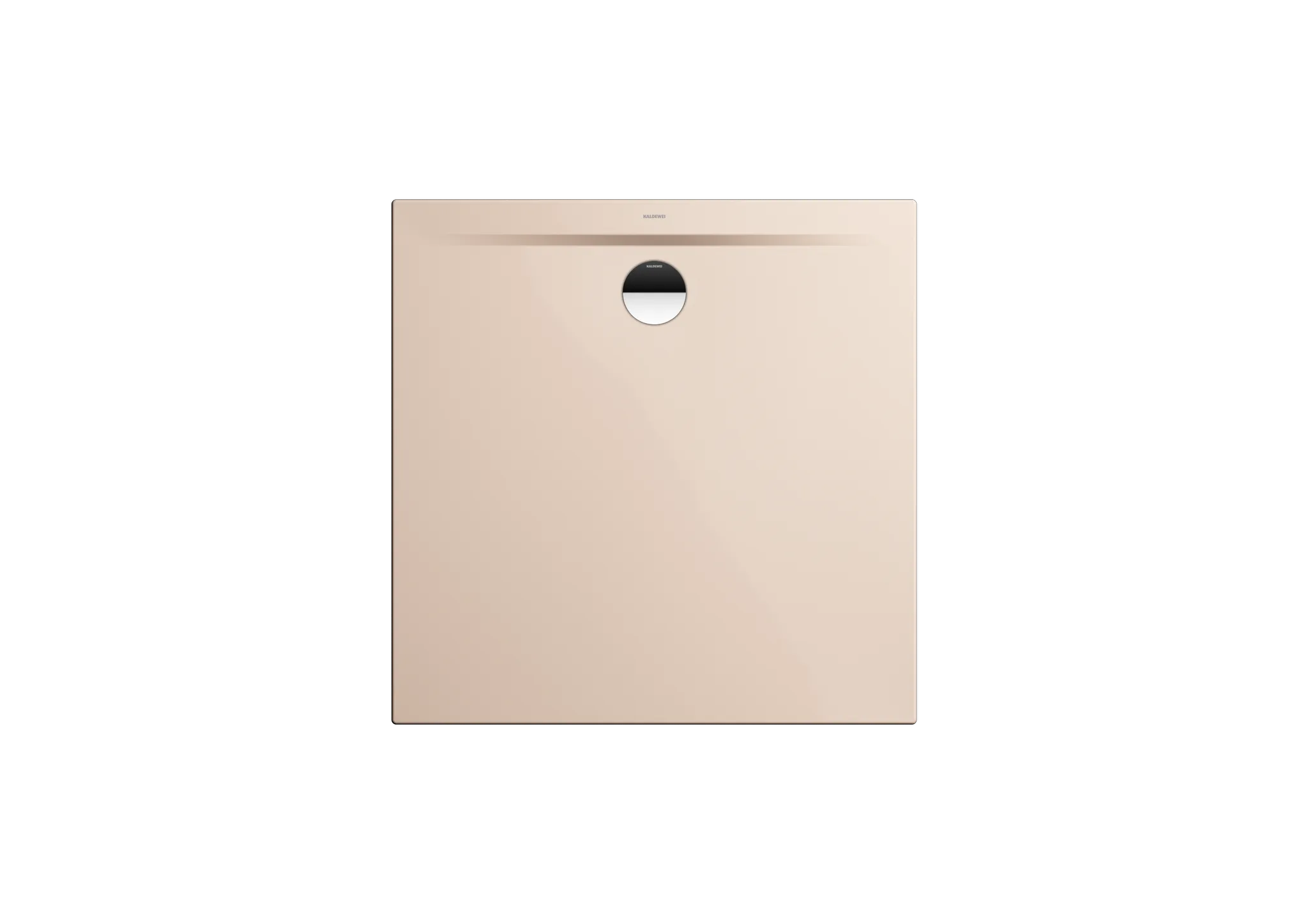 Kaldewei quadrat Duschwanne „Superplan Zero“ 90 × 90 cm ohne Oberflächenbeschichtung, ohne Oberflächenveredelung, in bahamabeige