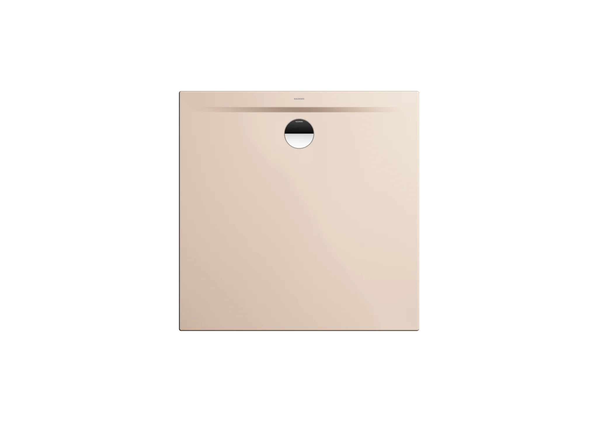 Kaldewei SUPERPLAN ZERO EXTRAFLACH Duschfläche 1200x1200 mm, bahamabeige, bodeneben, erhöhter Einbau