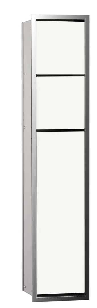 emco WC-Modul „asis module 150“ 16,8 × 78,7 × 15,3 cm in chrom / optiwhite