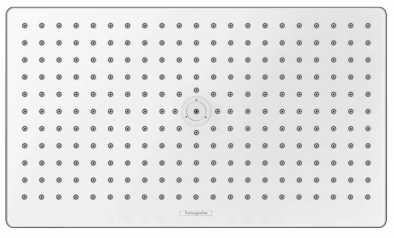 Hansgrohe Rainmaker Select Kopfbrause 460 1jet, weiß/chrom, Brausearm 450 mm, Wandmontage, DN15 Hansgrohe Rainmaker Select Kopfbrause 460 1jet, weiß/chrom, Brausearm 450 mm, Wandmontage, DN15