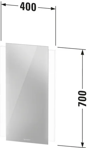 Duravit Spiegel „Ketho.2“ 40 × 70 cm Duravit Spiegel „Ketho.2“ 40 × 70 cm