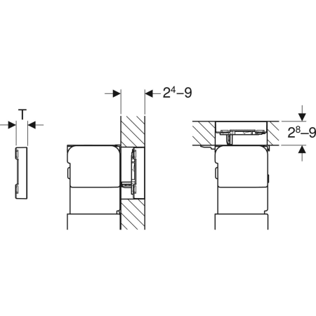 Omega60 Betätigungsplatte für 2-Mengen-Spülung, flächenbündig: weiß, verspiegelt, hochglanz-verchromt Omega60 Betätigungsplatte für 2-Mengen-Spülung, flächenbündig: weiß, verspiegelt, hochglanz-verchromt