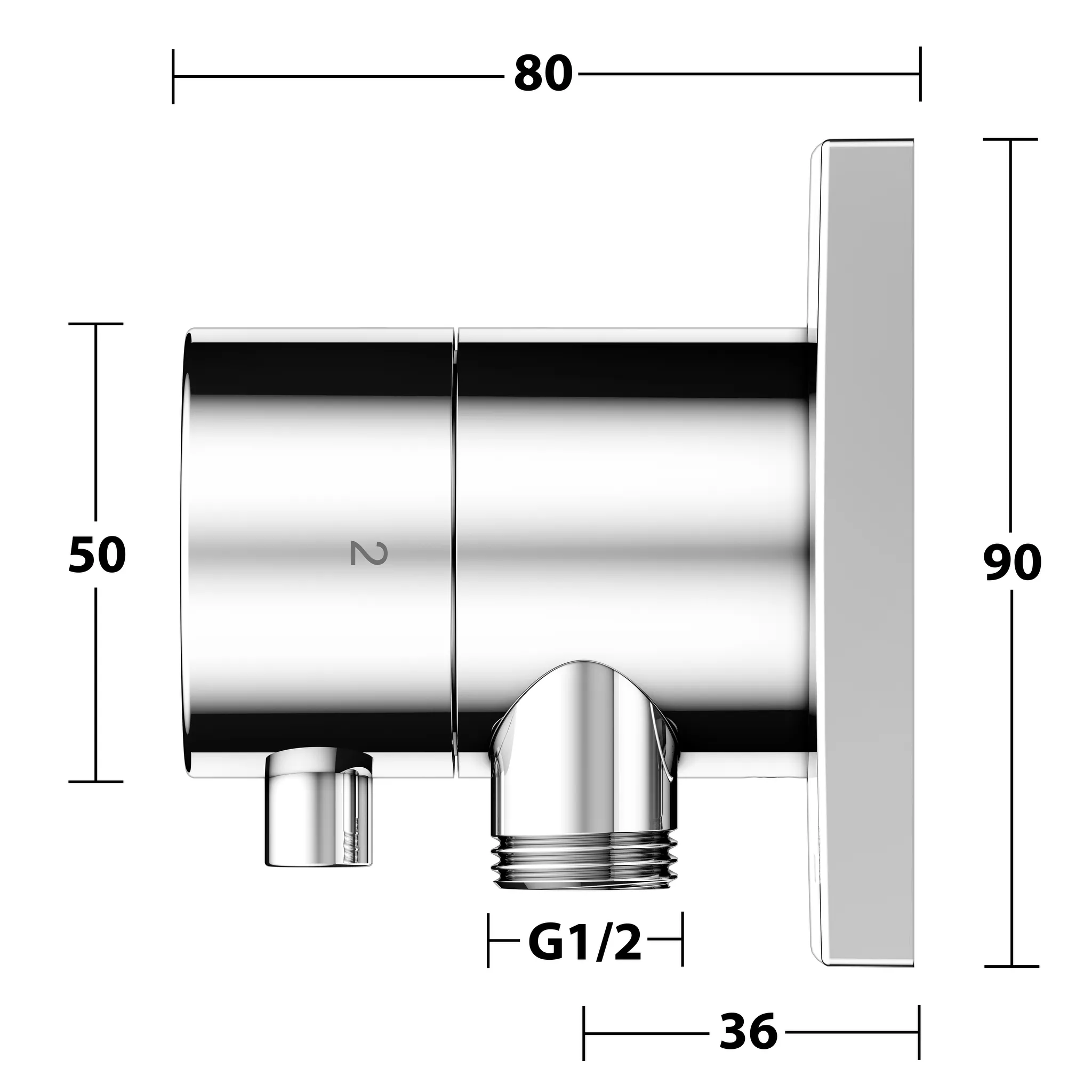 KEUCO IXMO Ab- und Umstellventil Unterputz für 2 Verbraucher mit Schlauchanschluss eckig verchromt KEUCO IXMO Ab- und Umstellventil Unterputz für 2 Verbraucher mit Schlauchanschluss eckig verchromt