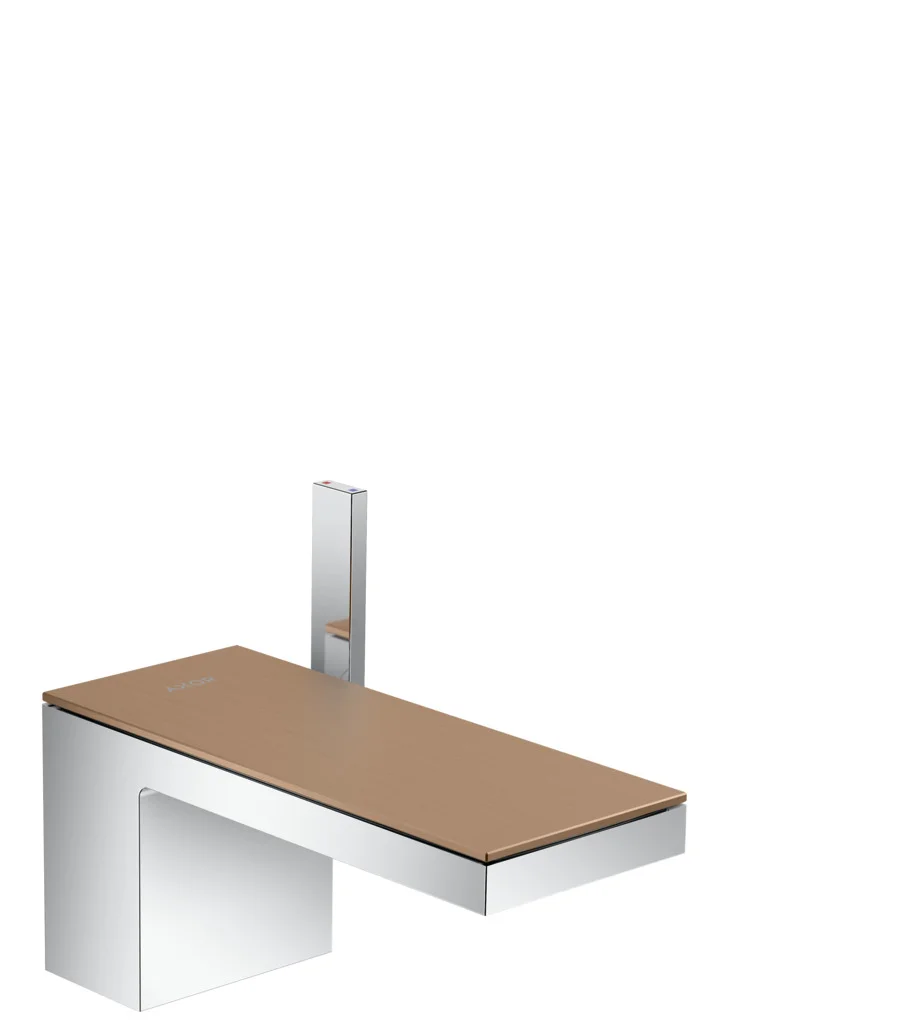 Hansgrohe AXOR MyEdition Einhebel-Waschtischmischer 70, Chrom, Ausladung 151 mm, Auslaufhöhe 70 mm, PowderRain Strahlart, max. Durchflussmenge 5 l/min