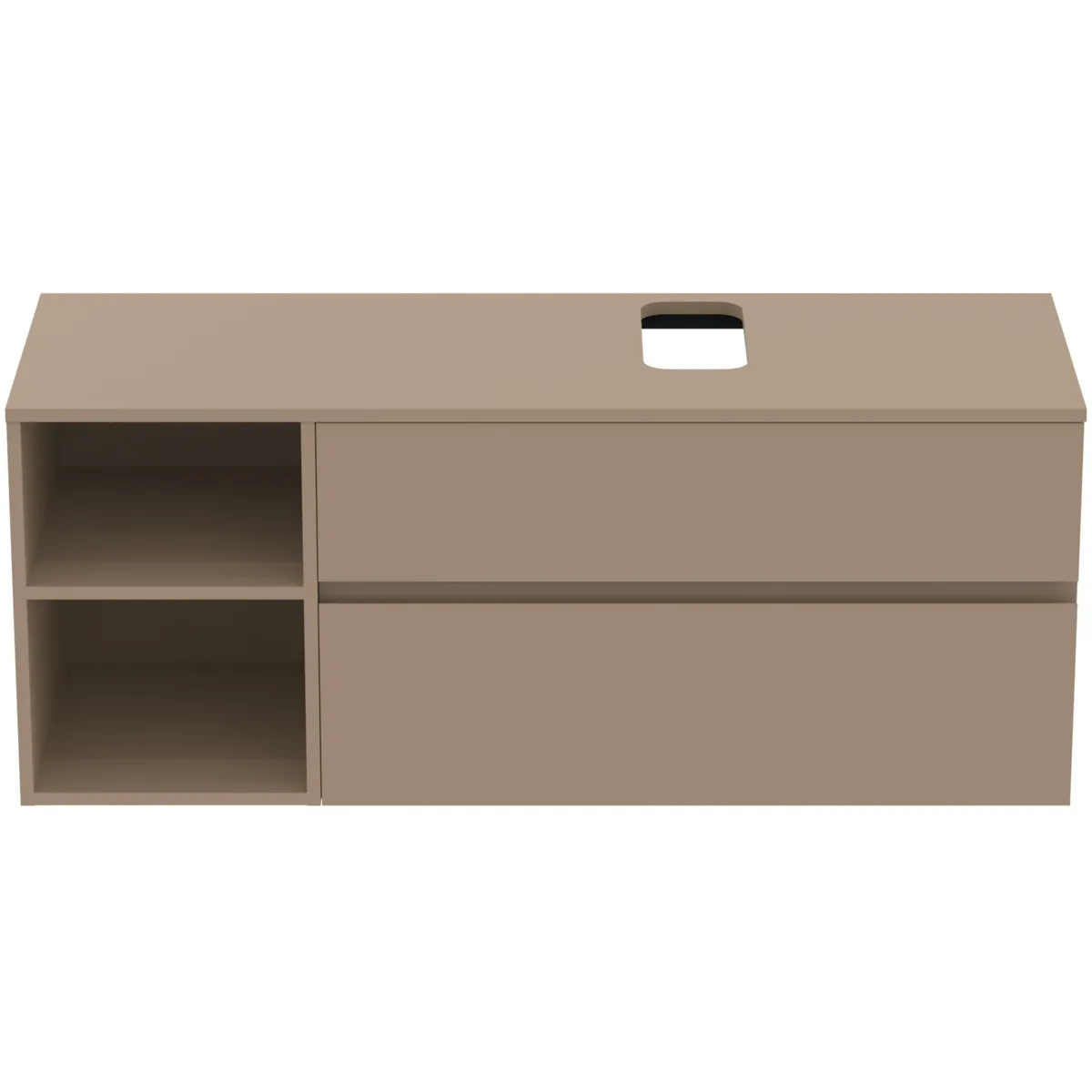 Ideal Standard Waschtischunterschrank „Finesse“ 140,2 × 55,8 × 50,5 cm Greige matt Ideal Standard Waschtischunterschrank „Finesse“ 140,2 × 55,8 × 50,5 cm Greige matt
